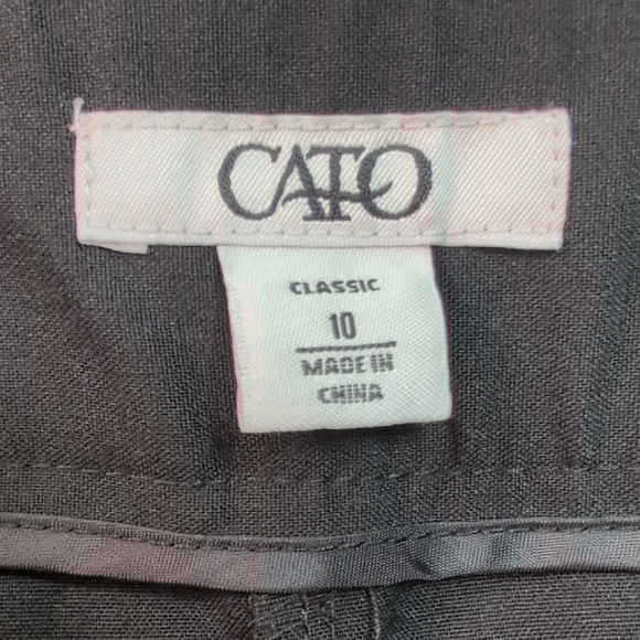 Catos Black Tailored Trousers for Professional Wear. Net. Size 10 - Picture 9 of 10
